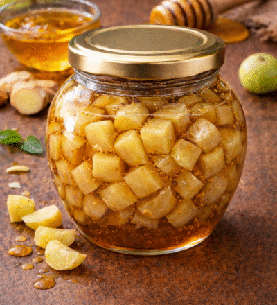Afya Honey Ginger 450g